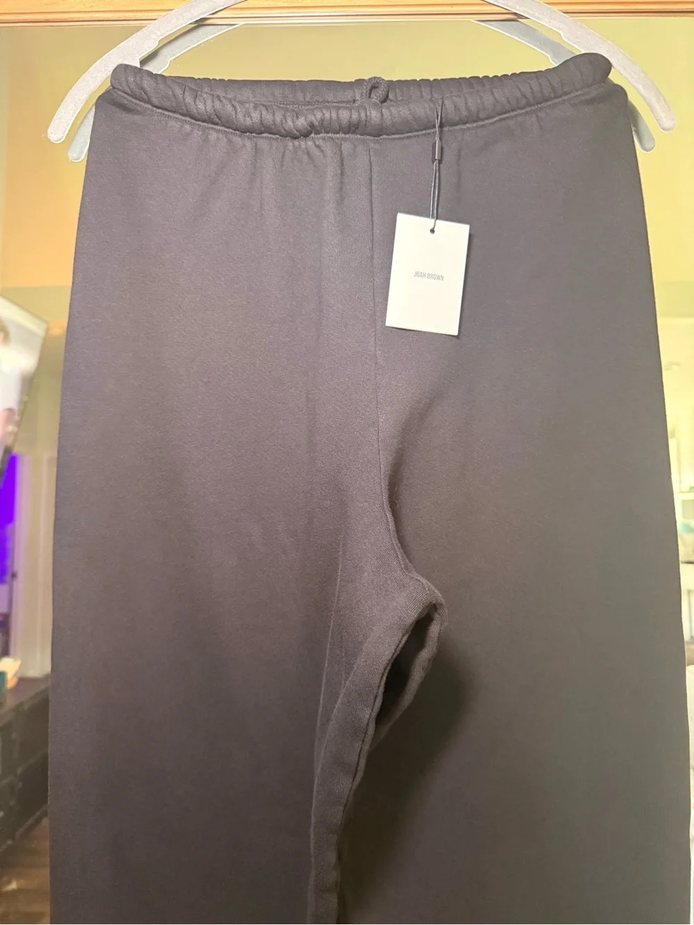 ♡ Joah Brown NWT Oversized Jogger Black French Terry